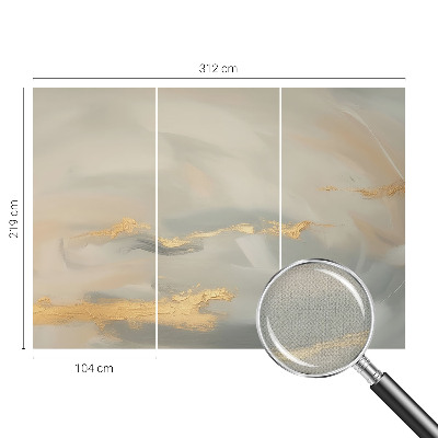 3D-Fototapete Sanfte Streifen