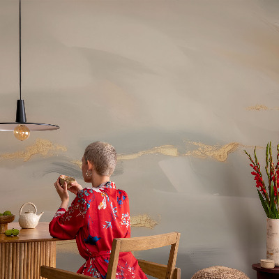 3D-Fototapete Sanfte Streifen