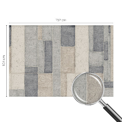 Fototapete in 3D-Optik Geometrisches Mosaik