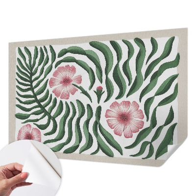 3D-Fototapete fürs Schlafzimmer Blütenblätter