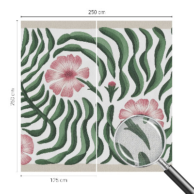 3D-Fototapete fürs Schlafzimmer Blütenblätter