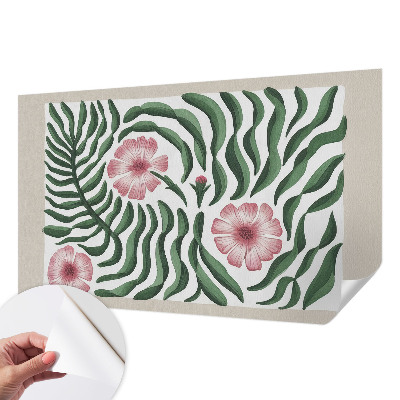 3D-Fototapete fürs Schlafzimmer Blütenblätter