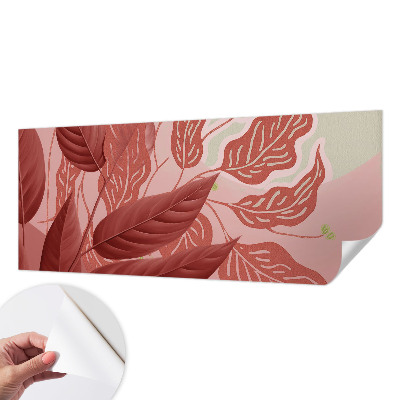 Moderne Fototapete nach Maß Bio-Blätter