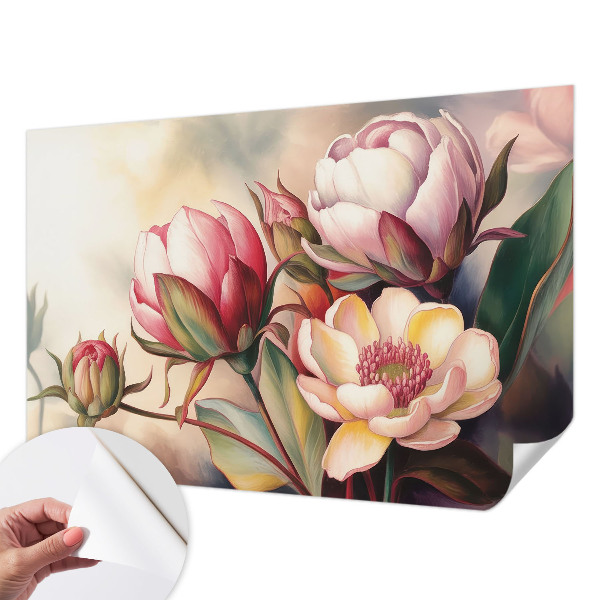 Motivtapete fürs Wohnzimmer Ein Blumenstrauß