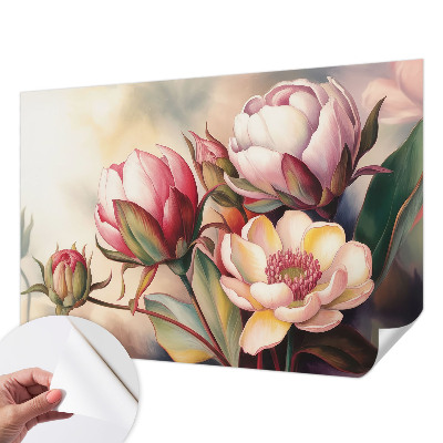 Motivtapete fürs Wohnzimmer Ein Blumenstrauß