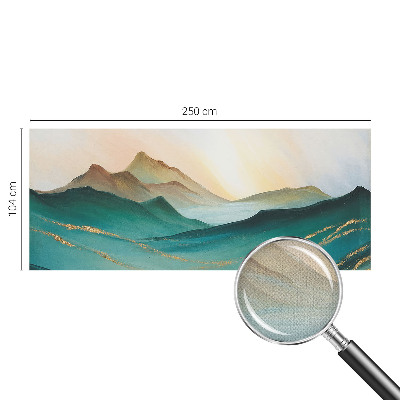 Fototapete in 3D-Optik Friedliche Landschaft