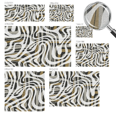 3D-Fototapete fürs Wohnzimmer Abstrakte Linien