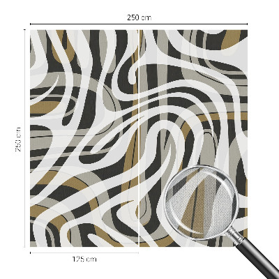 3D-Fototapete fürs Wohnzimmer Abstrakte Linien