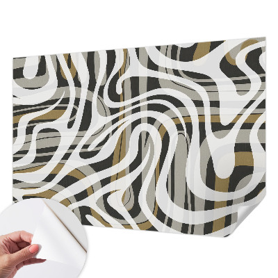 3D-Fototapete fürs Wohnzimmer Abstrakte Linien