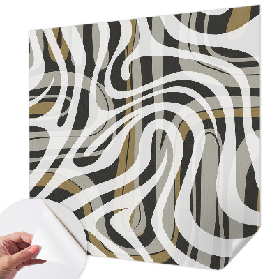 3D-Fototapete fürs Wohnzimmer Abstrakte Linien