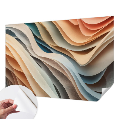 Fototapete nach Maß Wellenförmige Formen