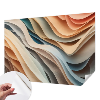 Fototapete nach Maß Wellenförmige Formen