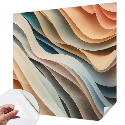 Fototapete nach Maß Wellenförmige Formen