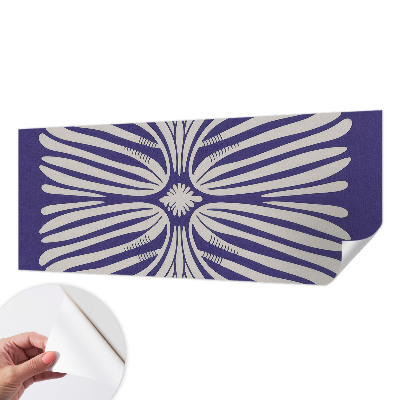 Motivtapete fürs Wohnzimmer Blumensymmetrie