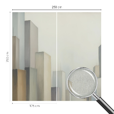 Moderne Fototapete nach Maß Wolkenkratzer der Stadt