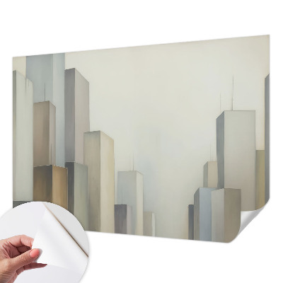 Moderne Fototapete nach Maß Wolkenkratzer der Stadt