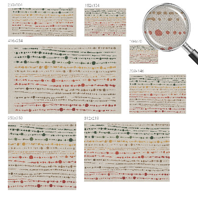 Selbstklebende Fototapete für die Wand Bunte Punkte