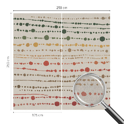 Selbstklebende Fototapete für die Wand Bunte Punkte