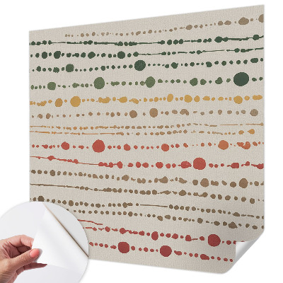 Selbstklebende Fototapete für die Wand Bunte Punkte