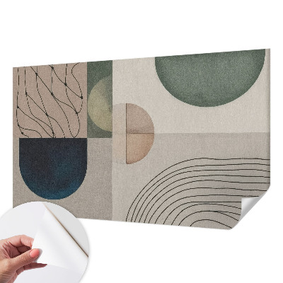 Selbstklebende Fototapete Geometrische Formen