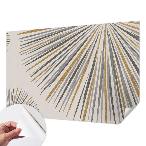 Selbstklebende Fototapete fürs Kinderzimmer Geometrische Fächer