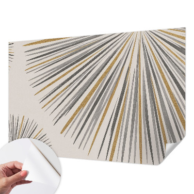 Selbstklebende Fototapete fürs Kinderzimmer Geometrische Fächer