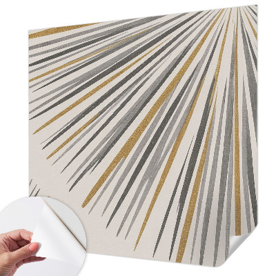 Selbstklebende Fototapete fürs Kinderzimmer Geometrische Fächer