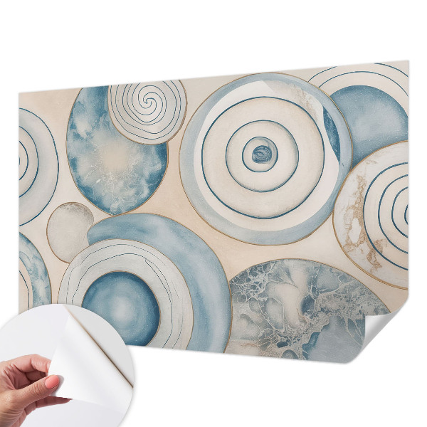 3D-Fototapete fürs Wohnzimmer Spiralwirbel