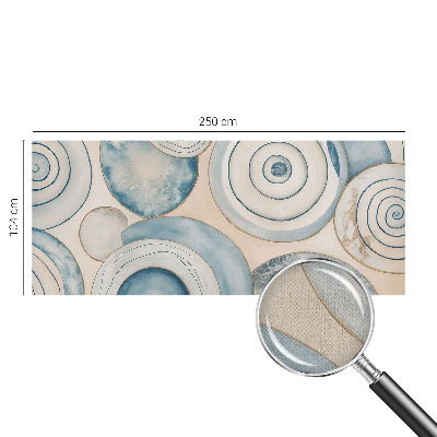 3D-Fototapete fürs Wohnzimmer Spiralwirbel