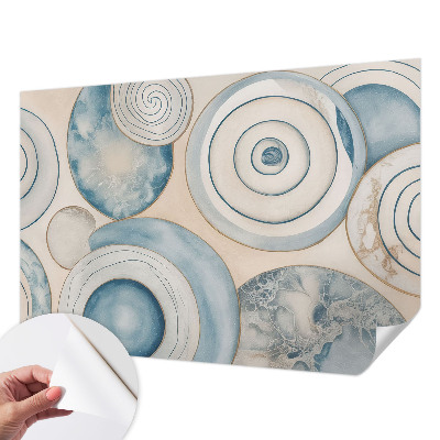 3D-Fototapete fürs Wohnzimmer Spiralwirbel