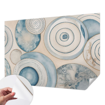 3D-Fototapete fürs Wohnzimmer Spiralwirbel