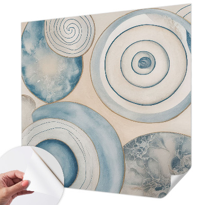 3D-Fototapete fürs Wohnzimmer Spiralwirbel