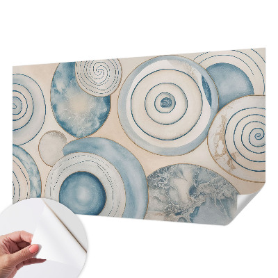 3D-Fototapete fürs Wohnzimmer Spiralwirbel