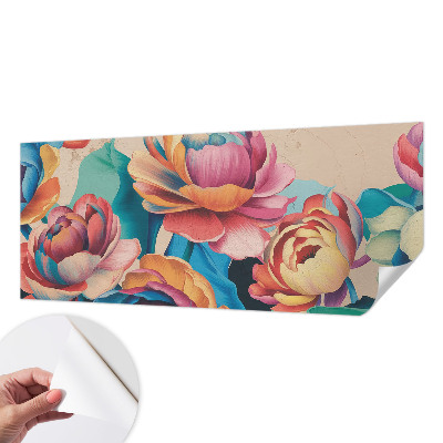 Motivtapete fürs Wohnzimmer Florale Harmonie