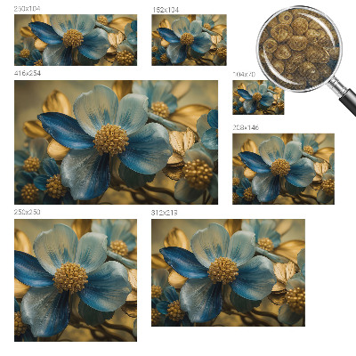 Motivtapete nach Maß Blumenarrangement