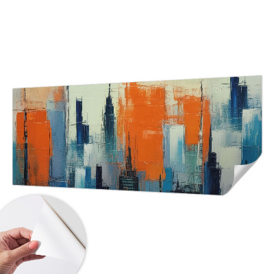 Hochwertige Bildtapete Abstrakte Stadt