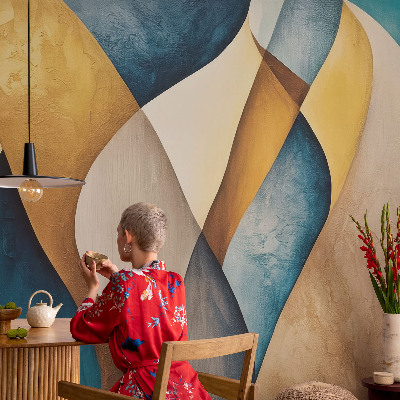 Selbstklebende Fototapete Wellenförmige Abstraktion