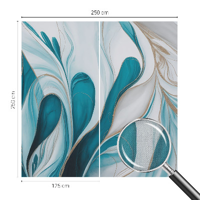 Selbstklebende Fototapete fürs Wohnzimmer Fluidmuster