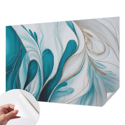 Selbstklebende Fototapete fürs Wohnzimmer Fluidmuster