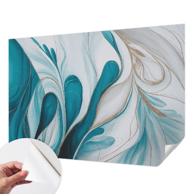 Selbstklebende Fototapete fürs Wohnzimmer Fluidmuster