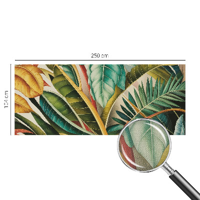 Selbstklebende Fototapete fürs Kinderzimmer Exotische Blätter