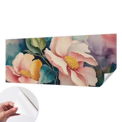 Fototapete in 3D-Optik Florale Eleganz