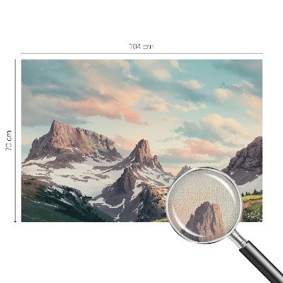 3D-Fototapete Bergpanorama