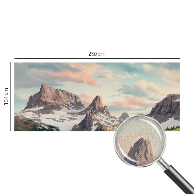 3D-Fototapete Bergpanorama