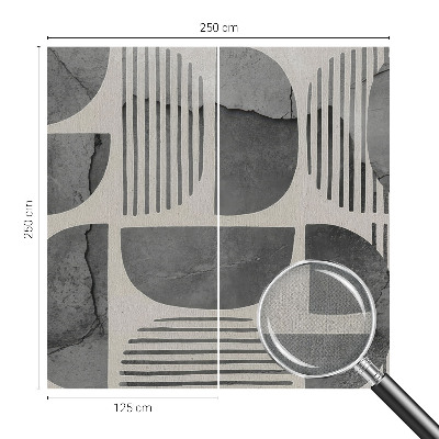 Vintage tapete Geometrische Formen