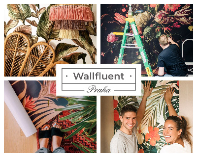 Selbstklebende Fototapete fürs Wohnzimmer Lineare Flächen