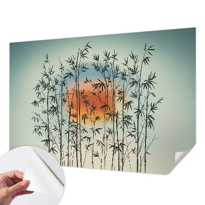 Selbstklebende Fototapete fürs Schlafzimmer Harmonisches West