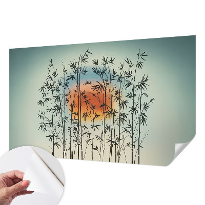 Selbstklebende Fototapete fürs Schlafzimmer Harmonisches West