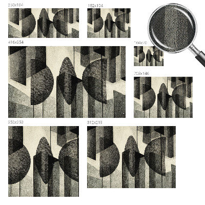 3D-Fototapete Geometrische Formen