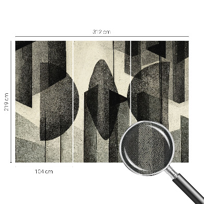 3D-Fototapete Geometrische Formen